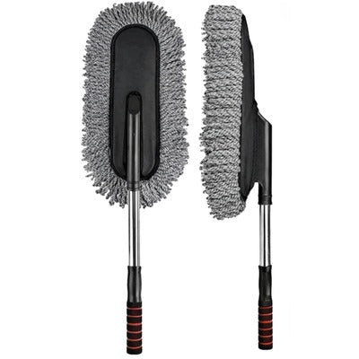 Premium Microfiber Car Duster with Detachable & Extendable Long Handle