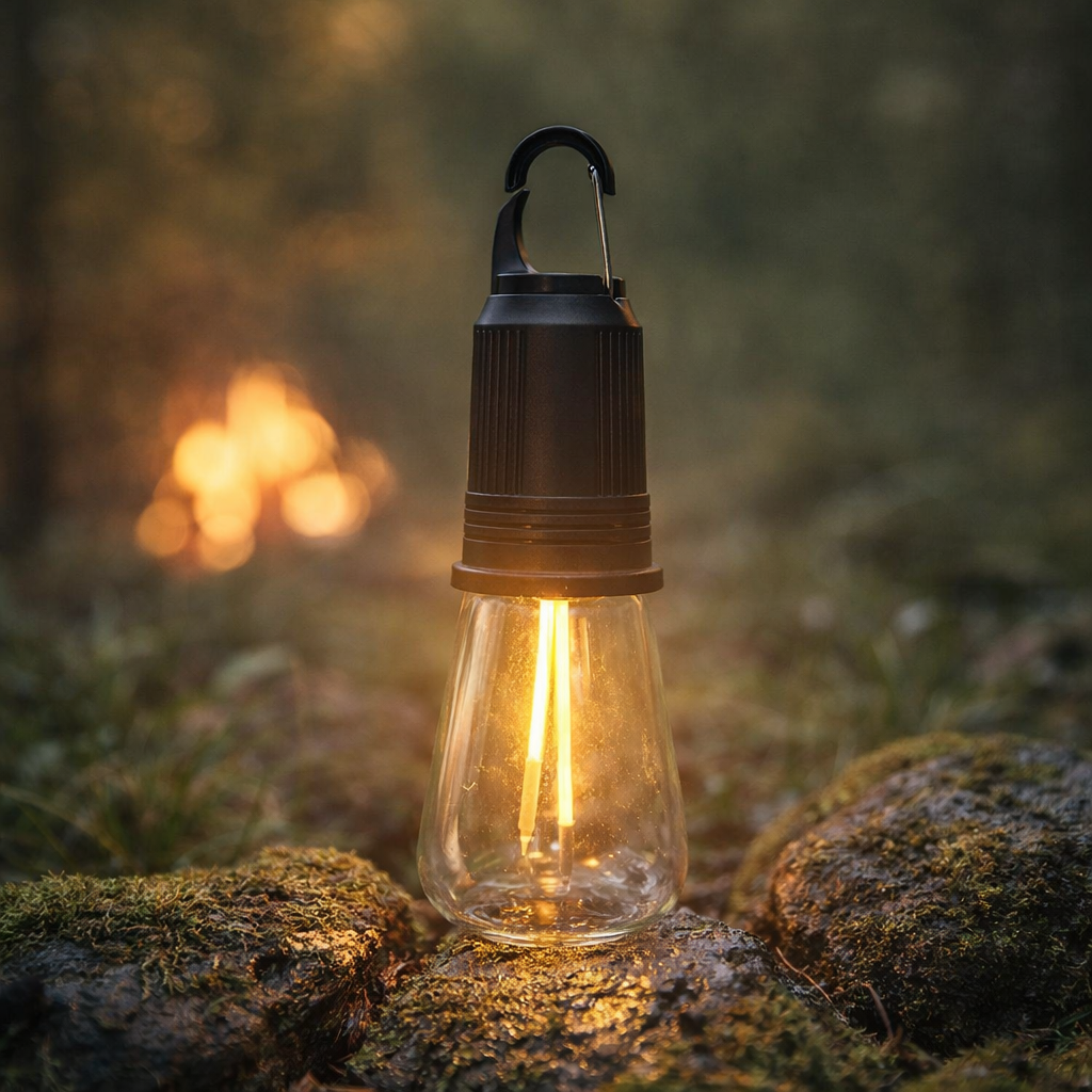 Fast-Charging Portable LED Bulb Light