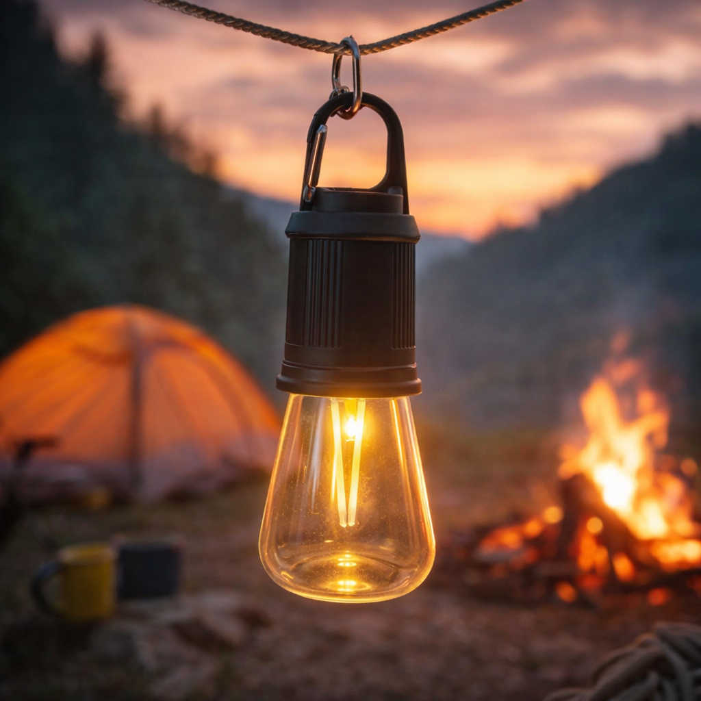 Fast-Charging Portable LED Bulb Light