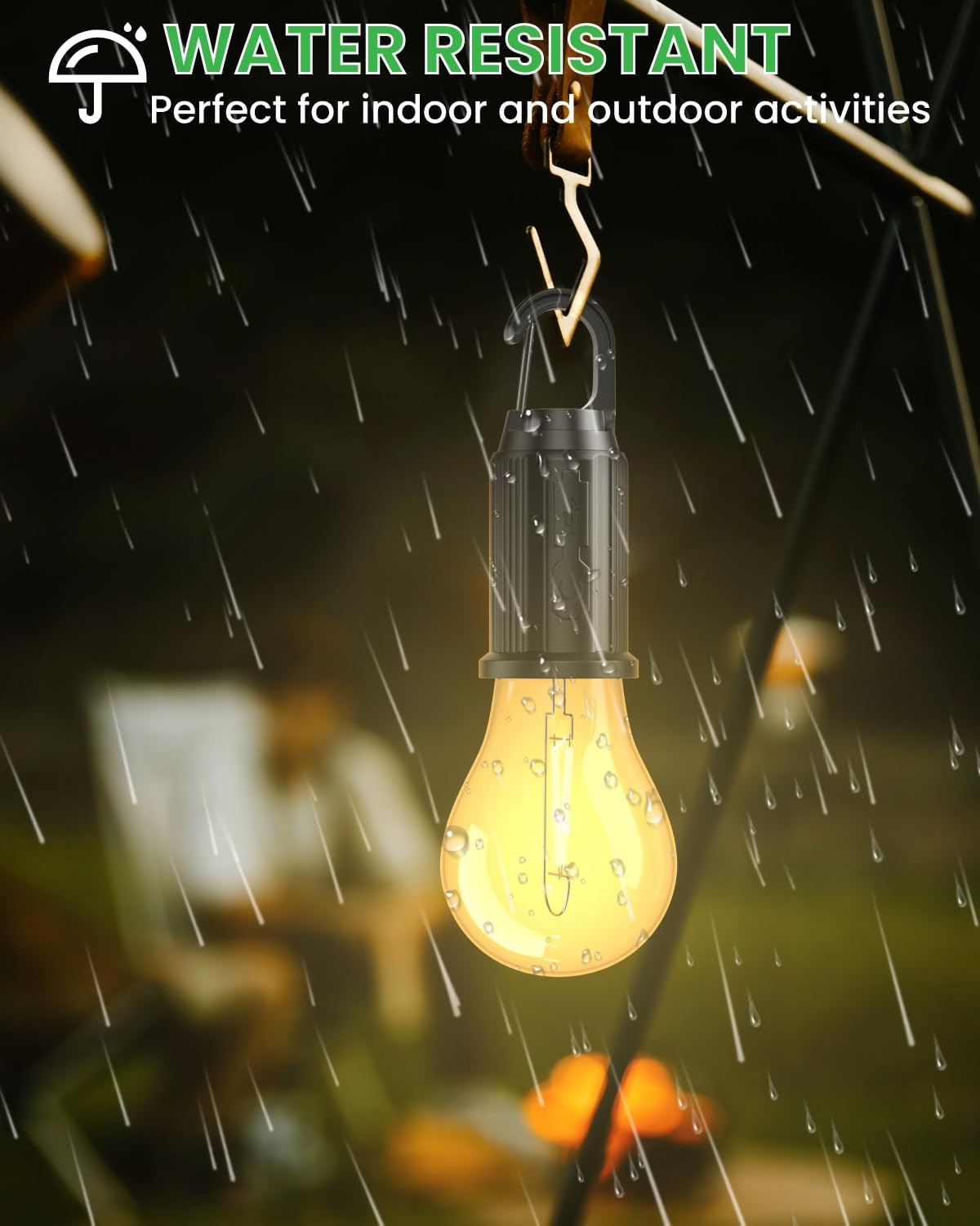 Fast-Charging Portable LED Bulb Light